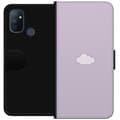 Miniatyrbild 1 av 3: OnePlus Nord N100 Plånboksfodral Lila Moln – minimalistiskt moln på lila bakgrund