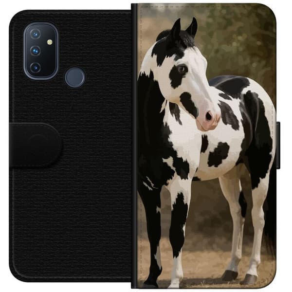 OnePlus Nord N100 Lompakkokotelo Kaunis Hevonen - elegantti hevonen kuva-aihe