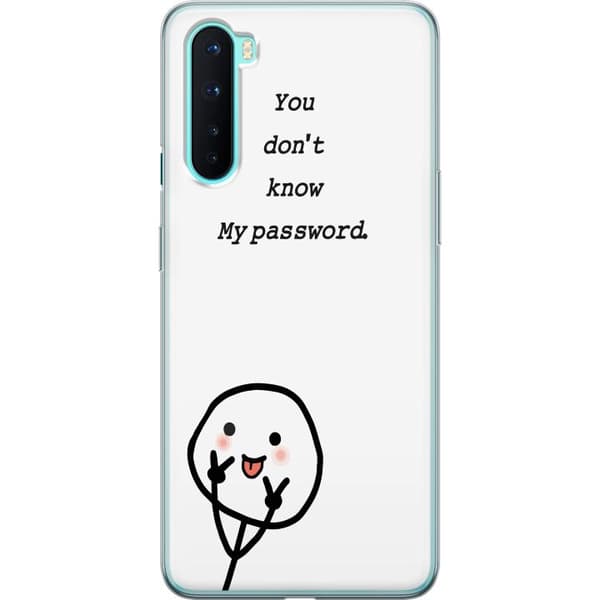 OnePlus Nord Gjennomsiktig deksel Du Kjenner Ikke Mitt Passord