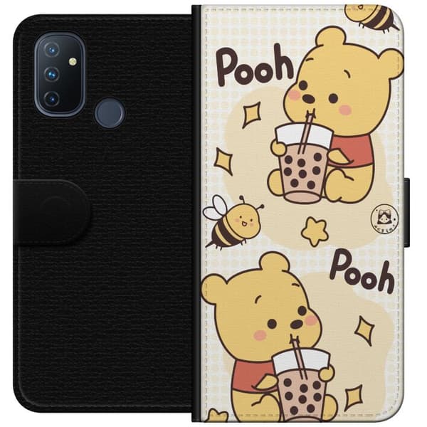 OnePlus Nord N100 Lommeboketui Nalle Pooh stil - klassisk bjørnemotiv i en ny tolkning