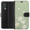 Miniatyrbilde 1 av 3: OnePlus Nord 2 5G Lommeboketui Prestekrager - blomstrete mønster i svensk sommerstil