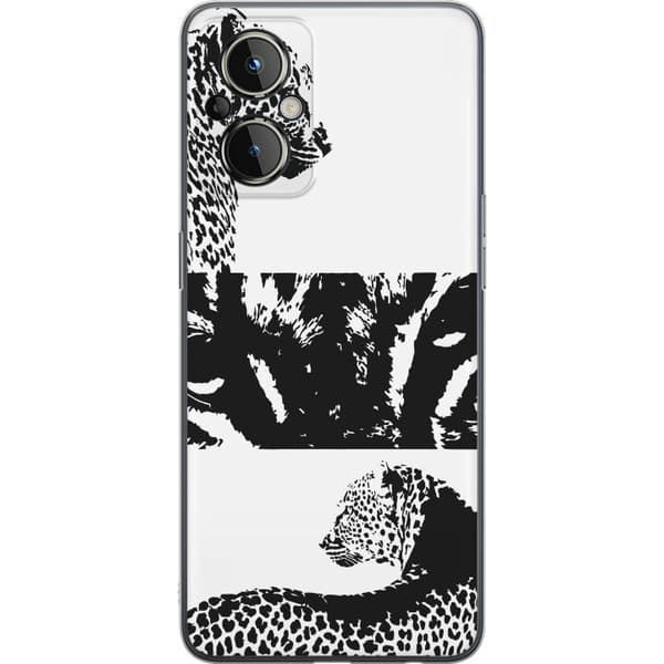 OnePlus Nord N20 5G Gjennomsiktig deksel Leopard Faces