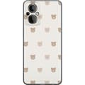 Miniatyrbilde 1 av 3: OnePlus Nord N20 5G Gjennomsiktig deksel Teddybakgrunn - søte teddybjørner mot en myk bakgrunn