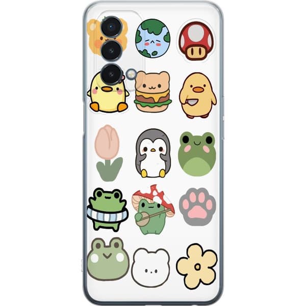 OnePlus Nord N200 5G Gjennomsiktig deksel Kawaii Friends