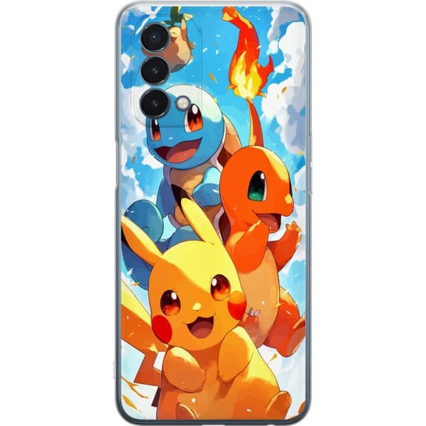OnePlus Nord N200 5G Gjennomsiktig deksel Pocket Creatures - inspirert av Pokémon uten å nevne navnet