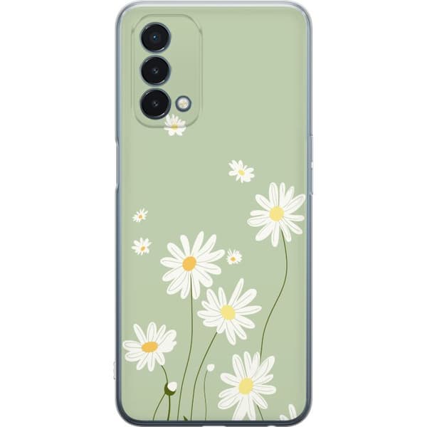 OnePlus Nord N200 5G Gjennomsiktig deksel Prestekrager - blomstrete mønster i svensk sommerstil