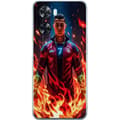 Miniatyrbild 1 av 3: OnePlus Nord N20 SE Genomskinligt Skal Ronaldo Inferno – fotbollshjälte i eldflammor