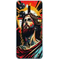 Miniatyrbilde 1 av 3: OnePlus Nord N20 SE Gjennomsiktig deksel Jesus & Kort - religiøst motiv med dyp symbolikk