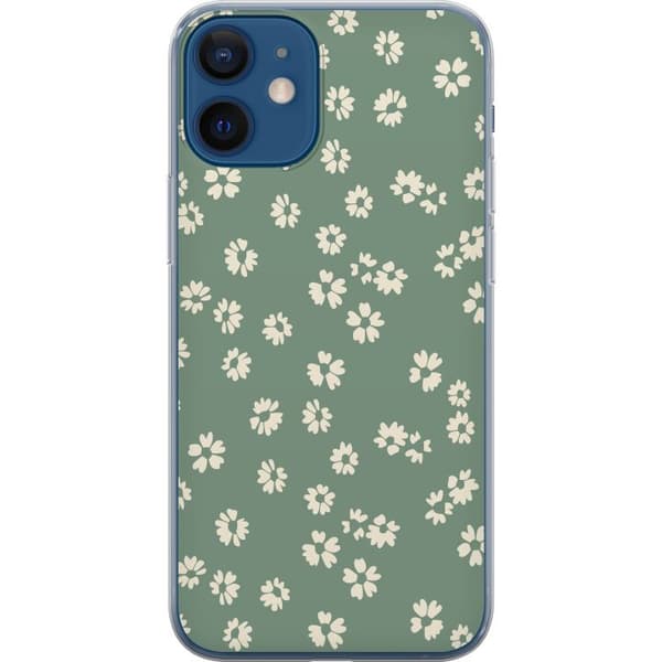 Apple iPhone 12  Genomskinligt Skal Blomsterdröm – färgglatt blommönster