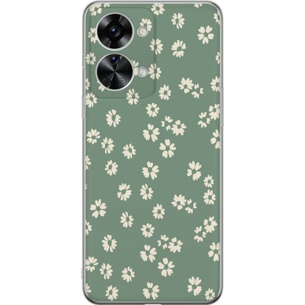 OnePlus Nord 2T Gjennomsiktig deksel Blomsterdrøm - Fargerikt Blomstermønster
