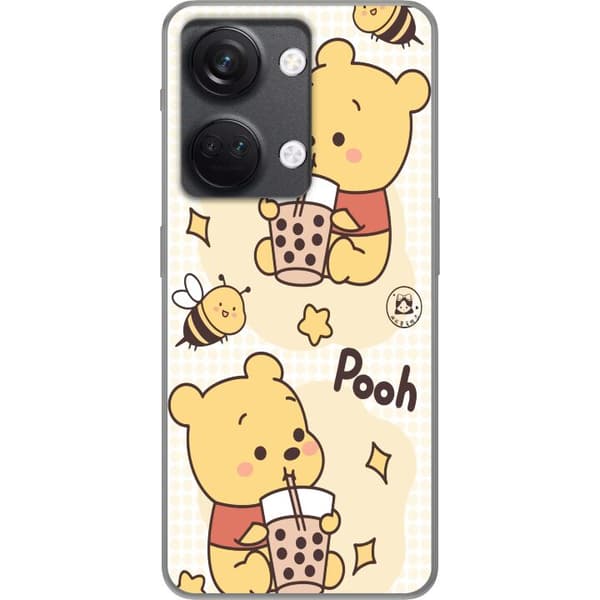 OnePlus Nord 3 Gennemsigtig cover Nalle Pooh-stil - klassisk bjørnemotiv i en ny fortolkning