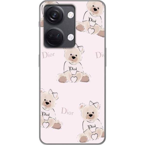 OnePlus Nord 3 Läpinäkyvä kuori Teddy Dior Vibes - ylellinen nalle muotityyliin