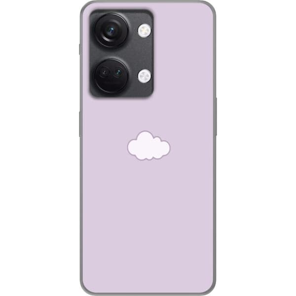 OnePlus Nord 3 Gjennomsiktig deksel Lilla Sky - minimalistisk sky på en lilla bakgrunn