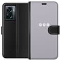 Miniatyrbilde 1 av 3: OnePlus Nord N300 Lommeboketui Lilla Blomminimalisme - stilig blomstermotiv på lilla bakgrunn