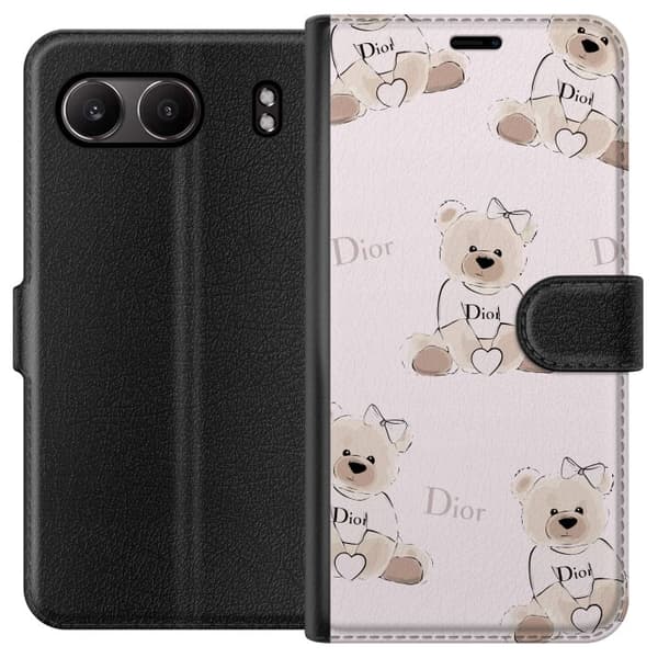 OnePlus Nord 4 Lommeboketui Teddy Dior Vibes - luksuriøs teddybjørn i motestil