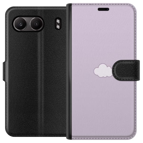 OnePlus Nord 4 Lommeboketui Lilla Sky - minimalistisk sky på en lilla bakgrunn