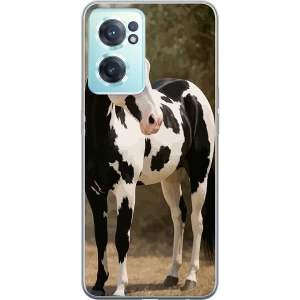 OnePlus Nord CE 2 5G Läpinäkyvä kuori Kaunis Hevonen - elegantti hevonen kuva-aihe