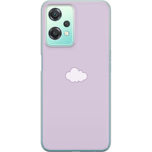 OnePlus Nord CE 2 Lite 5G Gjennomsiktig deksel Lilla Sky - minimalistisk sky på en lilla bakgrunn