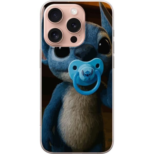 Apple iPhone 16 Pro Gjennomsiktig deksel Stitch & Napp - babytema med søt karakter