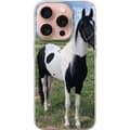Miniatyrbillede 1 af 3: Apple iPhone 16 Pro Gennemsigtig cover Hestemagi - stiliseret hest i en rolig farveskala