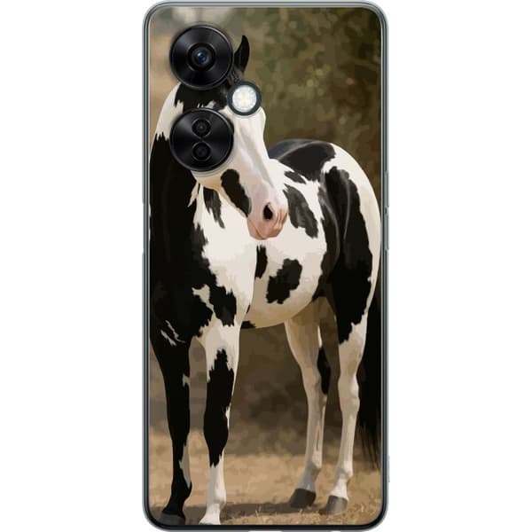 OnePlus Nord CE3 Läpinäkyvä kuori Kaunis Hevonen - elegantti hevonen kuva-aihe