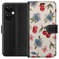 Miniatyrbilde 1 av 3: OnePlus Nord CE 3 Lite Lommeboketui Bær & Blomster - mønster med blå blomster og skogsbær