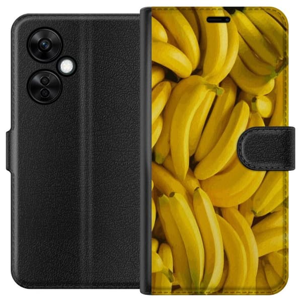 OnePlus Nord CE 3 Lite Lommeboketui Banana mønster