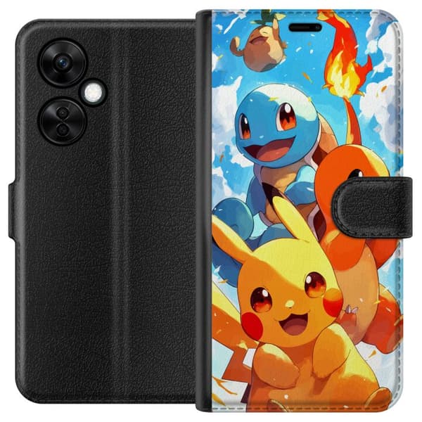 OnePlus Nord CE 3 Lite Lommeboketui Pocket Creatures - inspirert av Pokémon uten å nevne navnet