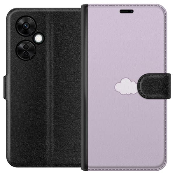 OnePlus Nord CE 3 Lite Lommeboketui Lilla Sky - minimalistisk sky på en lilla bakgrunn