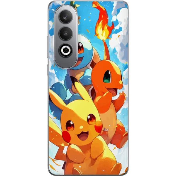 OnePlus Nord CE4 Gjennomsiktig deksel Pocket Creatures - inspirert av Pokémon uten å nevne navnet