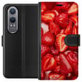Miniatyrbilde 1 av 3: OnePlus Nord CE4 Lite Lommeboketui Jordbærmønster - søtt motiv med sommerfølelse