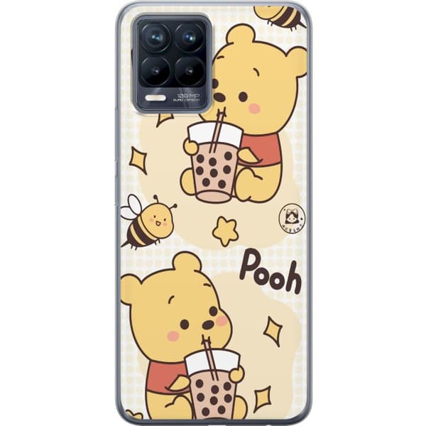 Realme 8 Genomskinligt Skal Nalle Pooh Style – klassiskt björnmotiv i ny tolkning
