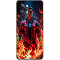 Miniatyrbild 1 av 3: Realme GT2 Pro Genomskinligt Skal Ronaldo Inferno – fotbollshjälte i eldflammor