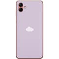 Miniatyrbild 1 av 3: Samsung Galaxy A04 Genomskinligt Skal Lila Moln – minimalistiskt moln på lila bakgrund