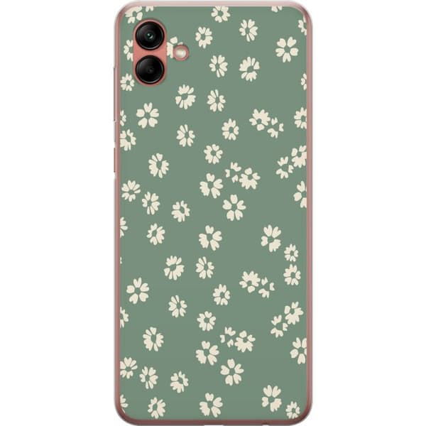 Samsung Galaxy A04 Gennemsigtig cover Blomsterdrøm - Farverigt Blomstermønster
