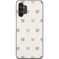 Miniatyrbild 1 av 3: Samsung Galaxy A04s Genomskinligt Skal Teddy Background – gulliga nallar mot mjuk bakgrund
