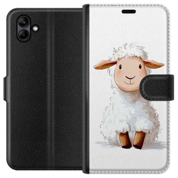 Samsung Galaxy A05 Plånboksfodral Sött Lamm – tecknad stil för barn & babyprodukter