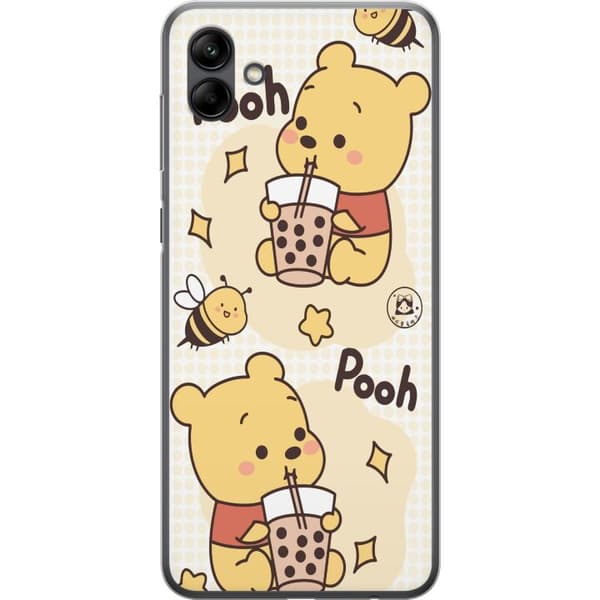 Samsung Galaxy A05 Läpinäkyvä kuori Nalle Pooh - klassinen karhumotiivi uudessa tulkinnassa