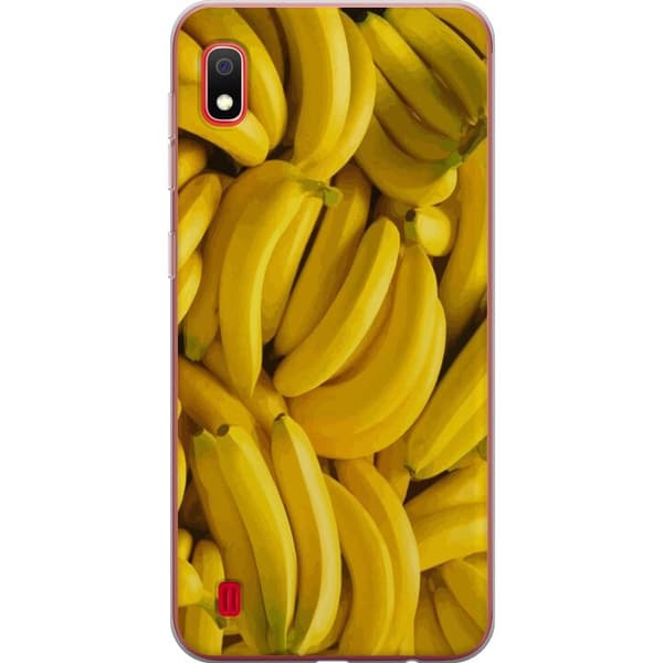 Samsung Galaxy A10 Läpinäkyvä kuori Banaani kuvio