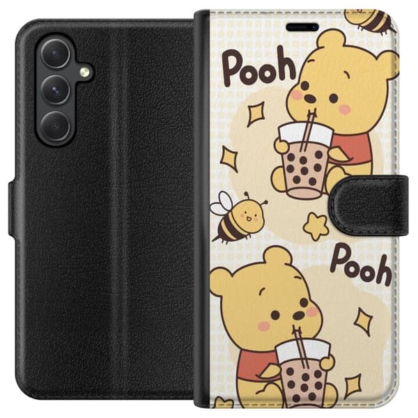 Samsung Galaxy A05s Tegnebogsetui Nalle Pooh-stil - klassisk bjørnemotiv i en ny fortolkning
