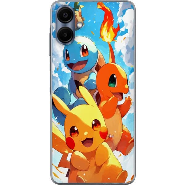Samsung Galaxy A06 Gennemsigtig cover Pocket Creatures - inspireret af Pokémon uden at nævne navnet
