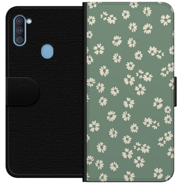 Samsung Galaxy A11 Lompakkokotelo Kukkaisunelma - Värikäs Kukkakuvio