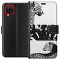 Pikkukuva 1 / 3: Samsung Galaxy A12 Lompakkokotelo Leopard Faces