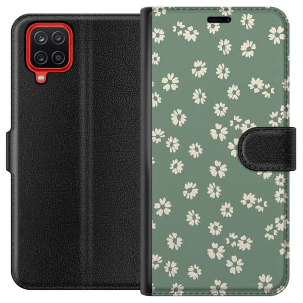 Samsung Galaxy A12 Plånboksfodral Blomsterdröm – färgglatt blommönster
