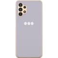 Miniatyrbillede 1 af 3: Samsung Galaxy A13 Gennemsigtig cover Lilla Blomminimalisme - stilfuldt blomstermotiv på lilla baggrund
