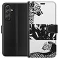 Pikkukuva 1 / 3: Samsung Galaxy A15 5G Lompakkokotelo Leopard Faces