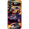 Miniatyrbild 1 av 3: Samsung Galaxy A15 5G Genomskinligt Skal Rally Fever – fartfyllt motiv med rallybilar