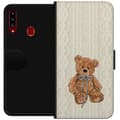 Miniatyrbild 1 av 3: Samsung Galaxy A20s Plånboksfodral Liten Nalle – klassisk nalle i enkel design