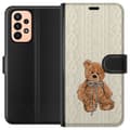 Miniatyrbild 1 av 3: Samsung Galaxy A23 Plånboksfodral Liten Nalle – klassisk nalle i enkel design