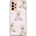 Miniatyrbillede 1 af 3: Samsung Galaxy A23 Gennemsigtig cover Teddy Dior Vibes - luksuriøs bamse i modetil
